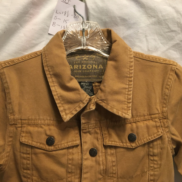 Arizona Jean Company Brown Denim Jean Jacket 5/6 - Picture 2 of 8